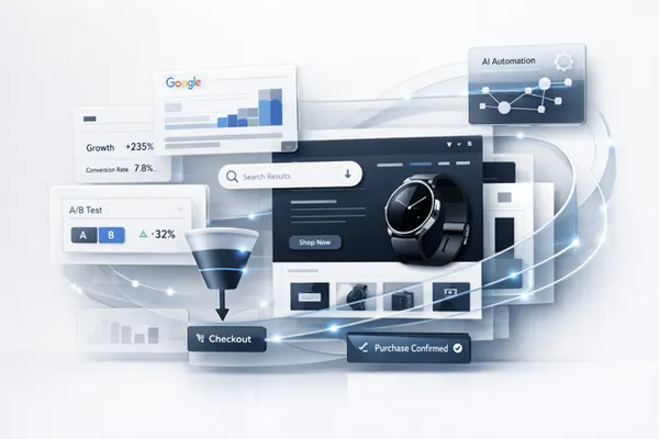 Moderne Website-Analyse und Dashboard